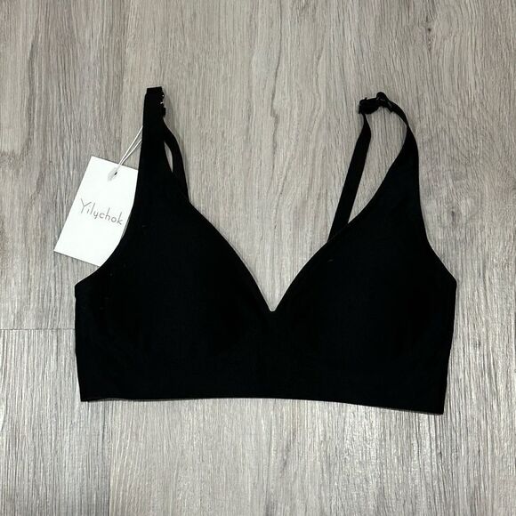 Yilychock Black Seamless Bra Medium NWT - Picture 2 of 4